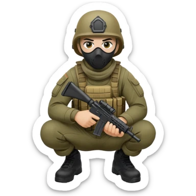 soldier-crouching-with-tactical-mask sticker