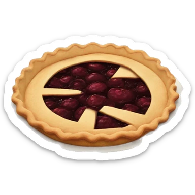 pie in fave emoji sticker