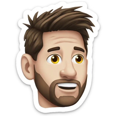 Messi in Trance sticker