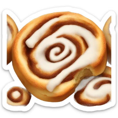 Cinnamon roll sticker