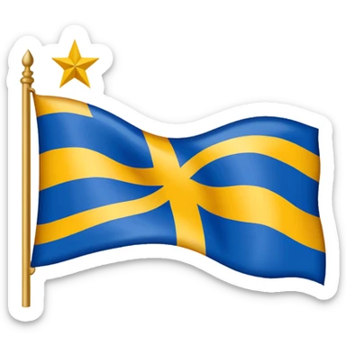 Bandera del estado zulia sticker