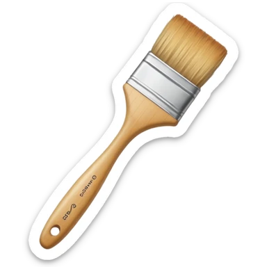 create a paintbrush for art sticker