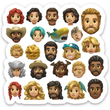 Icons of The Seas sticker