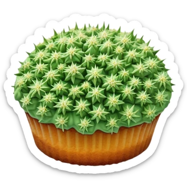 Los Angeles Kush cake sticker