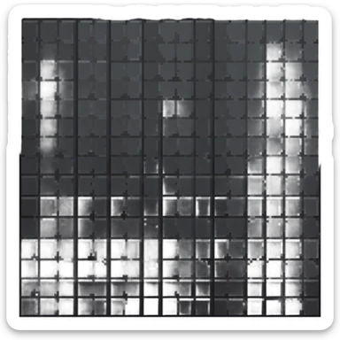 extremely dark gray metal background, very minimal details, subtle texture, nearly black with faint grid pattern, simple 32x32 game background tile sticker