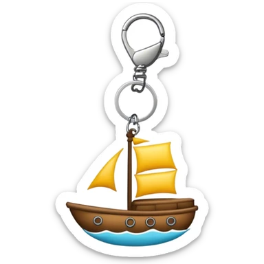 Caribeaner clip keychain sticker