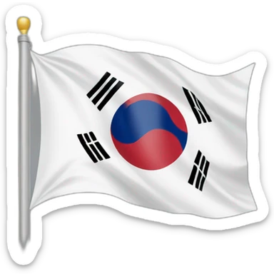 South Korea flag sticker