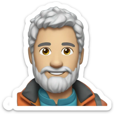 make an emoji of mount everest sticker