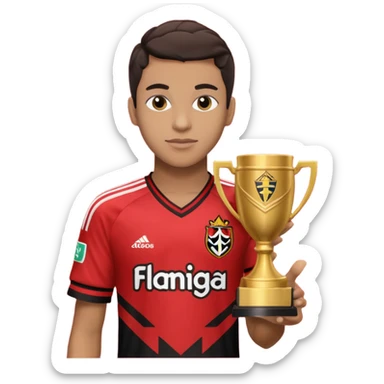 Eu quero a taça da libertadores esteja perto do flamengo sticker