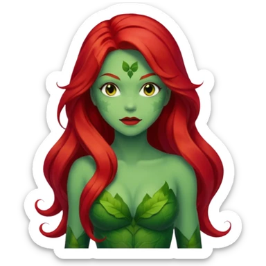 poison ivy standing sticker