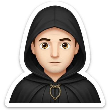 The cunning man sticker