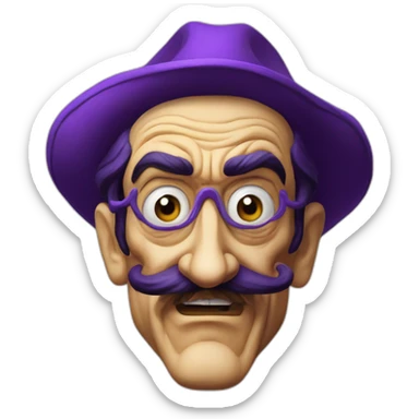 Salvador Dali waluigi sticker
