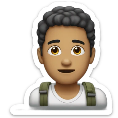 create me an emoji who's sad for what's happening in gaza sticker