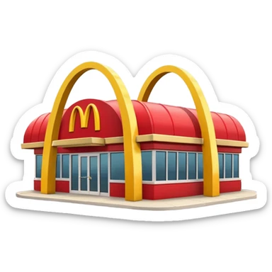mcdonald's sticker