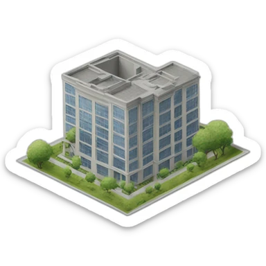 building contrsuction plan on paper sticker