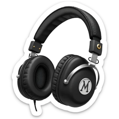 наушников  в стиле Marshall. sticker