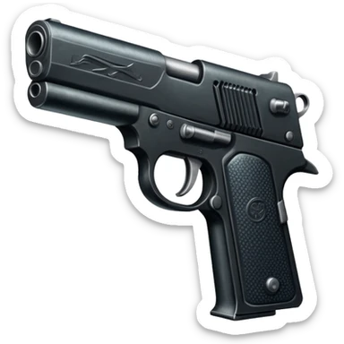Blacked out draco gun chicago sticker