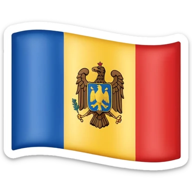 moldova flag sticker