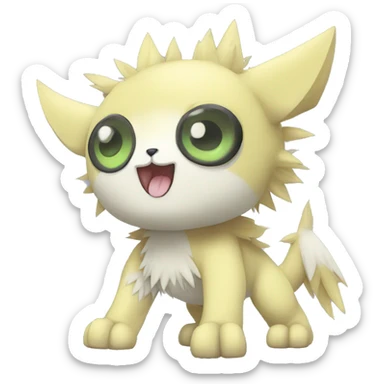  kawaii cool edgy Digimon-Fakemon-animal full body sticker