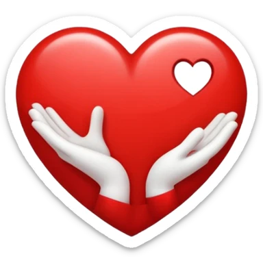 Quiero un emoji de amor y paz con la palomita encerrada en un círculo y un corazón  sticker