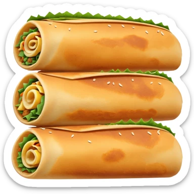 masala dosa in south indian style make it as more realistic sticker