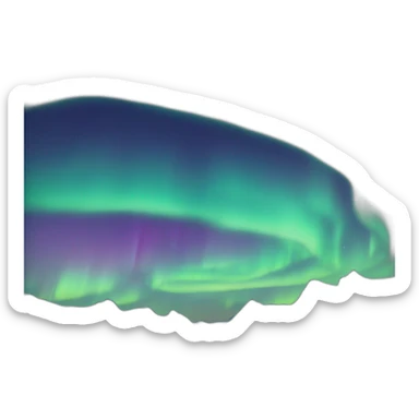Aurora borealis sticker