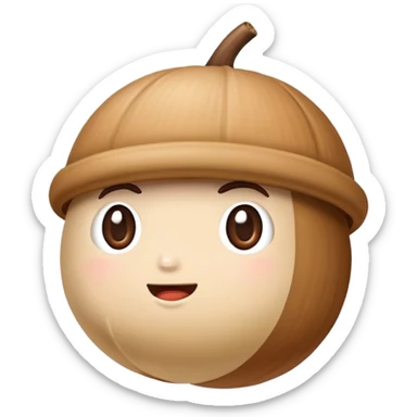 kacang acorn sticker