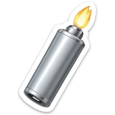 battery torch  sticker