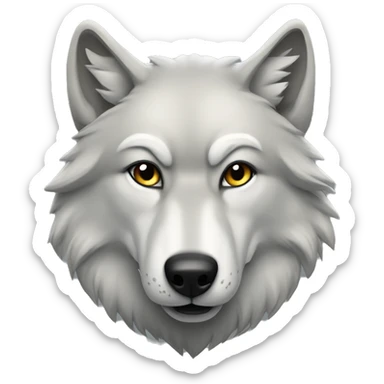 alpha wolf  sticker