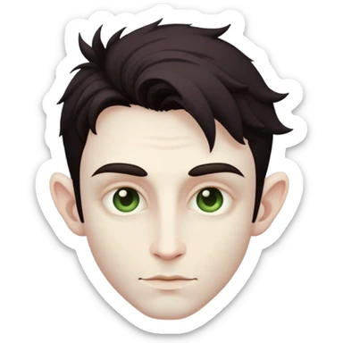 Mid thirties shadow male fae sticker