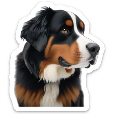 bernese mountain dog in Oslo sticker