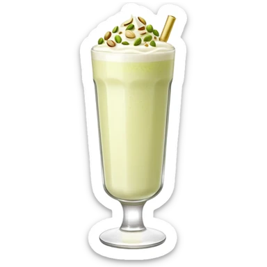 Lassi white coloured with punjabi touch sticker