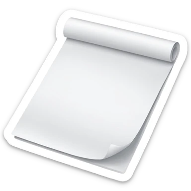 papel de forma mas recta  sticker