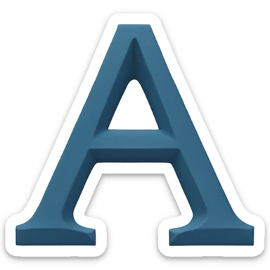 greek letter delta, in lower case sticker