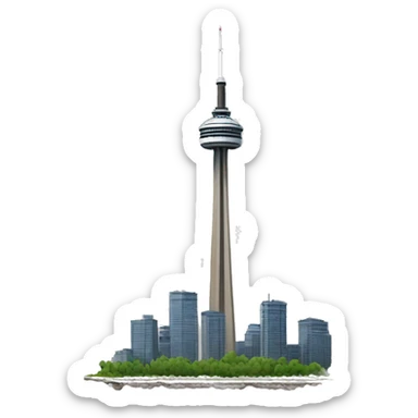 CN tower  sticker