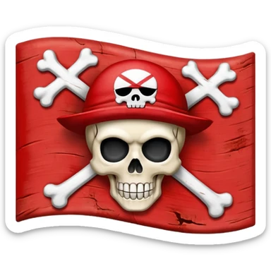 Strawhats flag as an emoji sticker