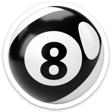 8 ball sticker