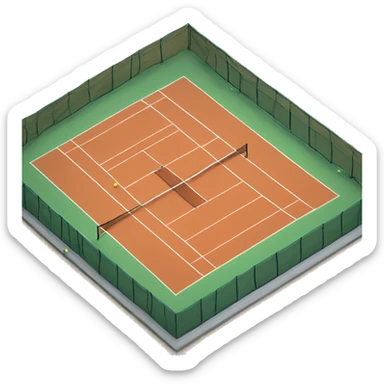 Tennis Court sticker