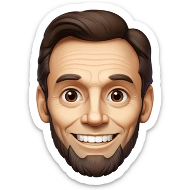 Abraham Lincoln emoji sticker