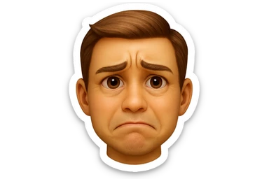 emoji stile iphone che riguarda l'argomento "stipsi/andrò al bagno oggi?", iperrealistico 4k sticker