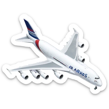 airbus a380 sticker