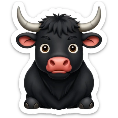 Ferdinand (black) from the Ferdinand disney movie sticker