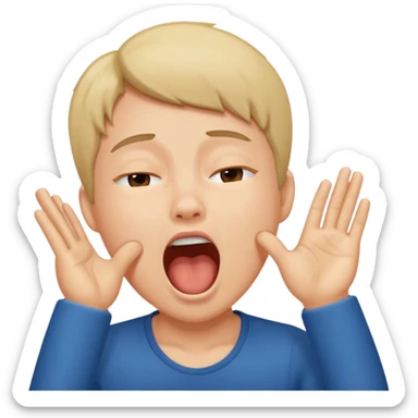 get up in the morning sticker