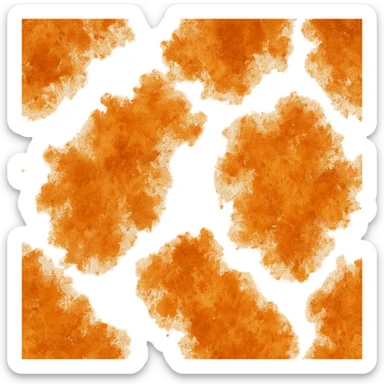 seamless orange rust stain texture, painterly, organic, patchy, no background, not vector, not icon, texture for overlay use sticker