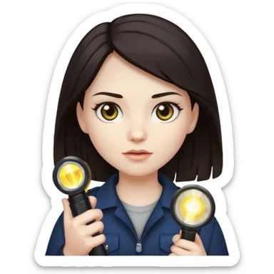 dead by daylight sable ward with a flashlight sticker