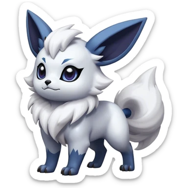 Epic Shiny Cool Cute Kawaii Eevee-Absol-Zorua-Pokemon Full Body sticker