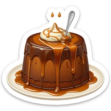 Sticky toffee pudding sticker