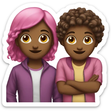 Best friend cousins sticker