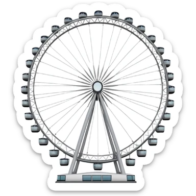 London Eye ferris wheel sticker