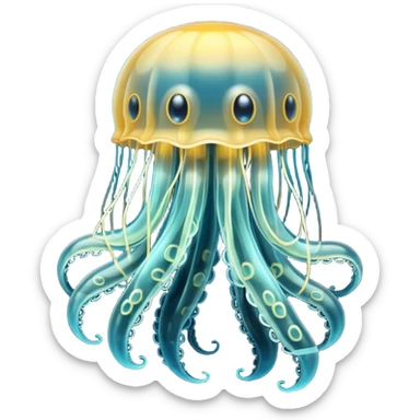 Jellyfish like in SpongeBob  sticker